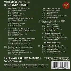 David Zinman, Tonhalle Orchestra Zürich - Franz Schubert: The Symphonies [5CDs] (2013)