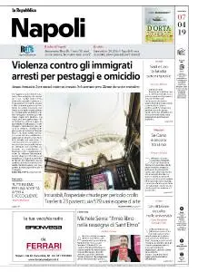 la Repubblica Napoli - 7 Aprile 2019