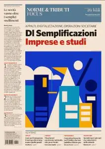 Il Sole 24 Ore Focus - 23 Settembre 2020