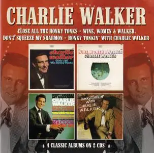 Charlie Walker - Four Original Epic Albums (2019) {2CD Set, Morello Records MRLL89D rec 1965-1971}