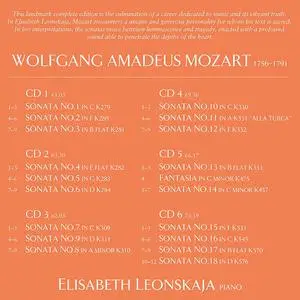 Elisabeth Leonskaja - Wolfgang Amadeus Mozart: Complete Piano Sonatas [6CDs] (2022)