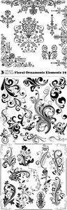 Vectors - Floral Ornaments Elements 19
