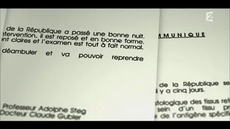 (Fr2) Un jour, une histoire - François Mitterrand, la maladie au secret (2015)