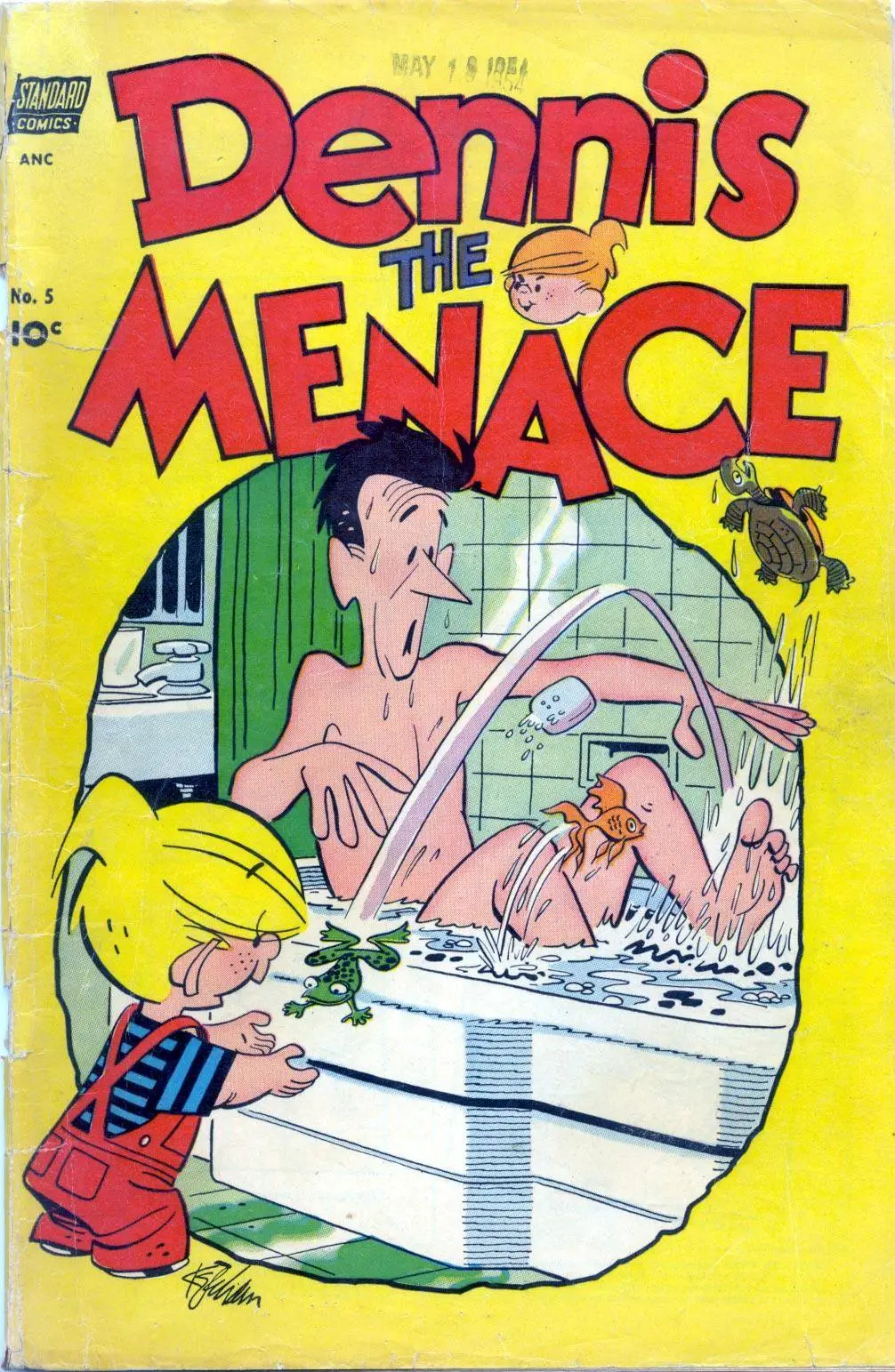 Dennis the menace bath