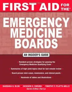 First Aid for the Emergency Medicine Boards (FIRST AID Specialty Boards) (Repost)