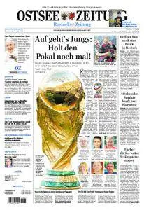 Ostsee Zeitung Rostock - 14. Juni 2018