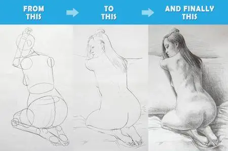 Drawing exercises: shading objects and human figures