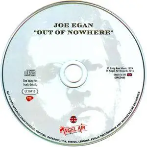 Joe Egan - Out Of Nowhere (1979) CD Release 2016