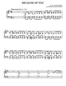 Because Of You - One Direction, The Piano Guys (Piano Solo)