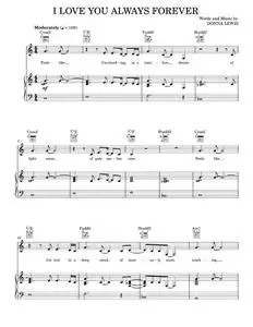 I love you always forever - Donna Lewis (Piano-Vocal-Guitar)