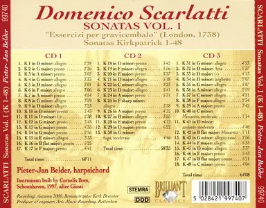 Domenico Scarlatti - Complete Sonatas - Pieter-Jan Belder  [Vol.1]