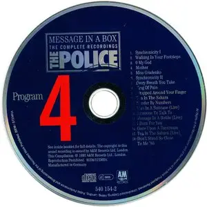 The Police - Message In A Box: The Complete Recordings (1993) [4CD BoxSet] {A&M Records} [repost]