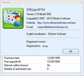 EfficientPIM Pro 3.70 Build 359 + Portable
