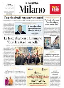 la Repubblica Milano - 1 Dicembre 2023