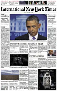 International New York Times November 15 2013
