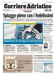 Corriere Adriatico Pesaro - 15 Agosto 2023