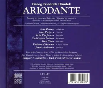 Ivor Bolton, Bayerisches Staatsorchester - George Frideric Handel: Ariodante (2000)