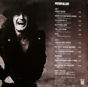 Peter Allen - Peter Allen (1971/2021)