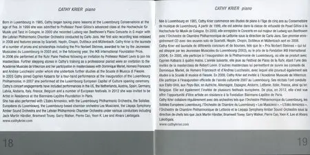 Cathy Krier - Rameau & Ligeti (2014) {Deutschlandradio / Avi Service for music, Cologne}