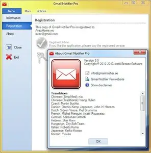 Gmail Notifier Pro 5.0 Final + Portable