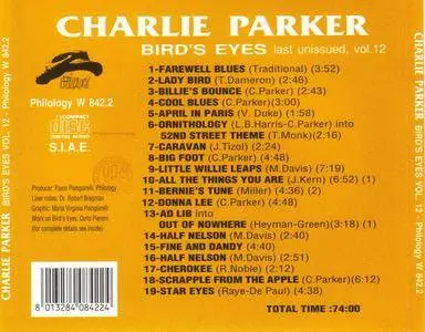 Charlie Parker - Bird's Eyes: Last Unissued, Vol. 12 (1949-1950) {Philology W 842.2 rel 1999}