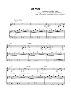 Frank Sinatra - My Way Piano Sheet Music
