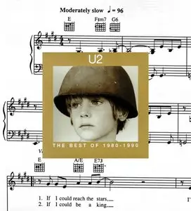 U2 Sheet Music For Piano, Guitare, paroles