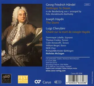 Nicholas McGegan, FestspielOrchester Göttingen, NDR Chor - Handel: Dettinger Te Deum (version by Mendelssohn Bartholdy) (2009)