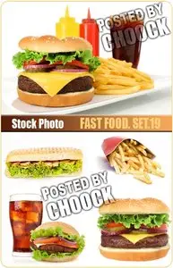 Fast food. Set.19 - Stock Photo