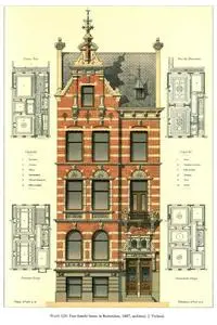 Архитектурные проекты и детали отделки фасадов викторианской эпохи 