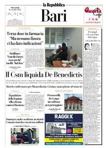 la Repubblica Bari - 13 Ottobre 2021