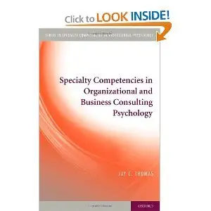 Specialty Competencies in Organizational and Business Consulting Psychology