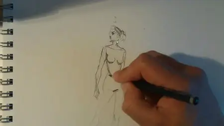 DRAWING ESSENTIAL: How to draw and sketch female figures with pencil