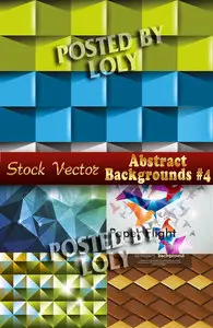 Vector Abstract Backgrounds #4  - Stock Vector