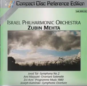 Zubin Mehta - Contemporary Israeli Composers: Tal, Maayani, Avni, Kaminski (1991)