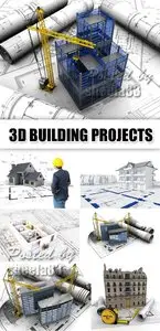 Stock Photo - 3D Building Project