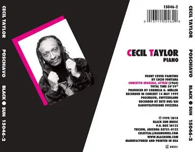 Cecil Taylor - Poschiavo (2018) {Black Sun 15046-2}