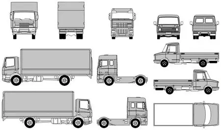 DAF Outline in CorelDRAW