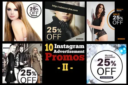 CreativeMarket - 10 Instagram Advertisement Promos II