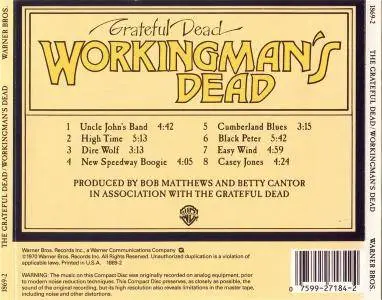 Grateful Dead - Workingman's Dead (1970) {1990, US 1st Press}