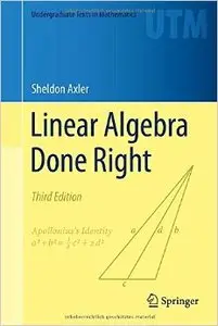 Linear Algebra Done Right, 3rd edition
