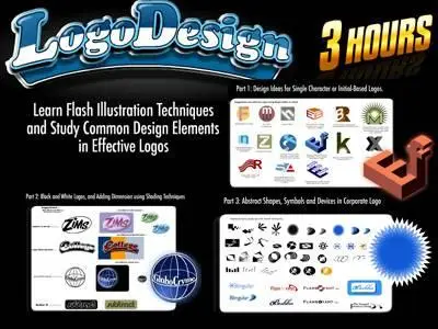 Flash Illustration Techniques & Study Common Design Elements in Effective Logos