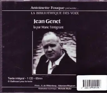 Jean Genet, "Le Funambule, L'enfant criminel"