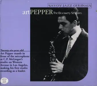 Art Pepper - The Discovery Sessions (1952) {Savoy Jazz 92846-2 rel 1999}