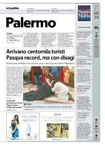 la Repubblica Palermo - 27 Marzo 2018