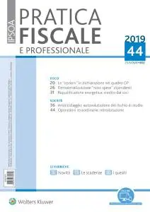 Pratica Fiscale e Professionale N.44 - 25 Novembre 2019