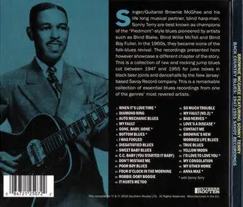 Brownie McGhee & Sonny Terry - Back Country Blues: 1947-1955 Savoy Recordings (2016) {Southern Routes SR-2507}