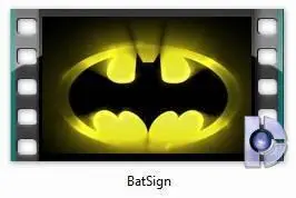 Bat Sign For DeskScapes