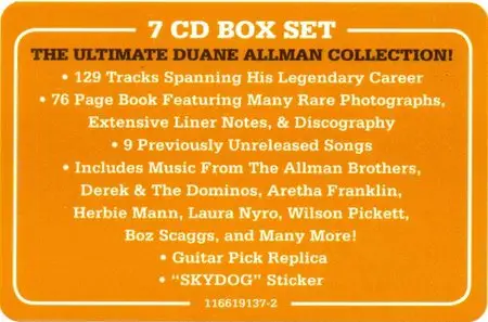 Skydog: The Duane Allman Retrospective (2013) [7CD Box Set]