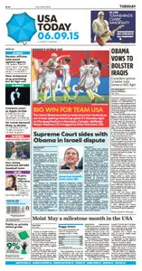 USA Today June 09 2015